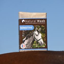 Savon solide shampoing cheval Natural Wash Sensitive Natural'Innov apaisant 100g - Le Paturon