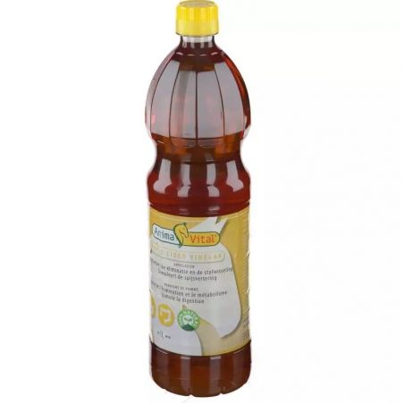 Vinaigre de cidre de pomme cheval et chien Animavital 1L - Le Paturon