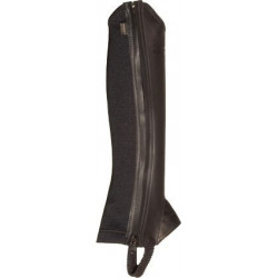 Mini-chaps équitation noir Fit Prochaps noir - Le Paturon