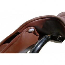 Selle cheval cuir Trecking CVHtec Cavalhorse tabac - Le Paturon