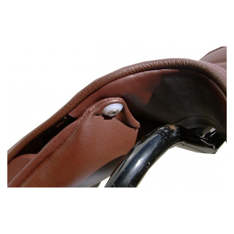 Selle cheval cuir Trecking CVHtec Cavalhorse tabac - Le Paturon