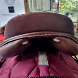 Selle cheval cuir doublée veau Galia Cavalhorse chêne - Le Paturon