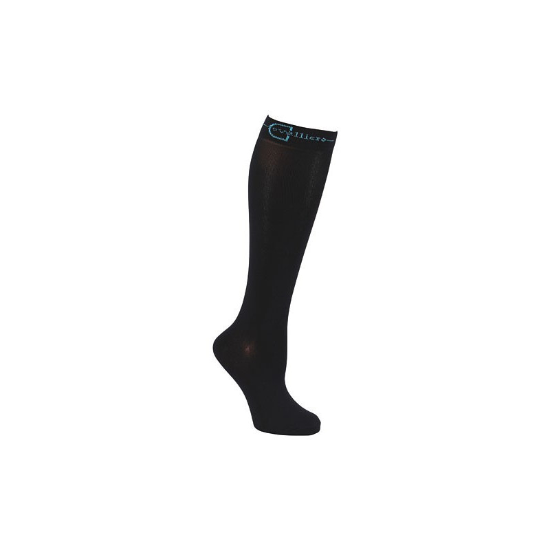 Chaussettes équitation hautes été Grado Covalliero marine - Le Paturon