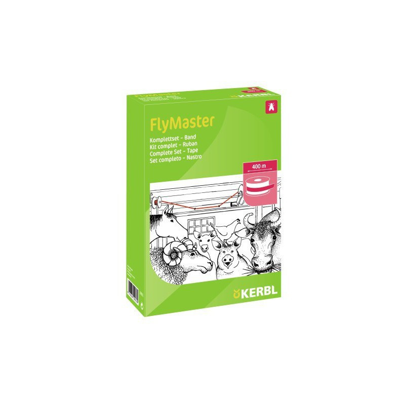 1 Ruban attrape mouches 400 m FlyMaster, FlyInsect : Anti-Insecte et Anti-Mouche cheval - Le Paturon