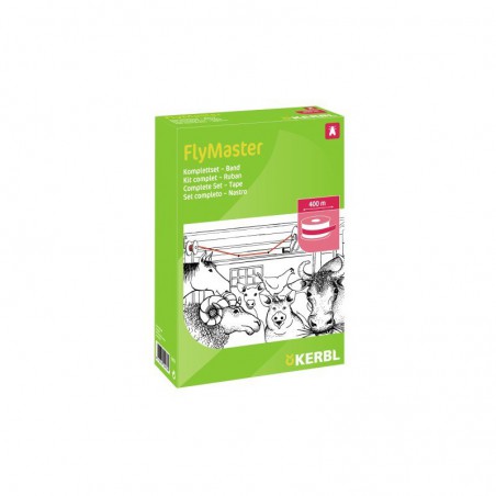 1 Ruban attrape mouches 400 m FlyMaster, FlyInsect : Anti-Insecte et Anti-Mouche cheval - Le Paturon