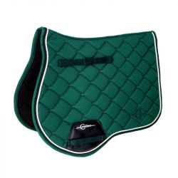 Tapis cheval Covalliero Salvina matelassé anatomique vert forêt mixte - Le Paturon