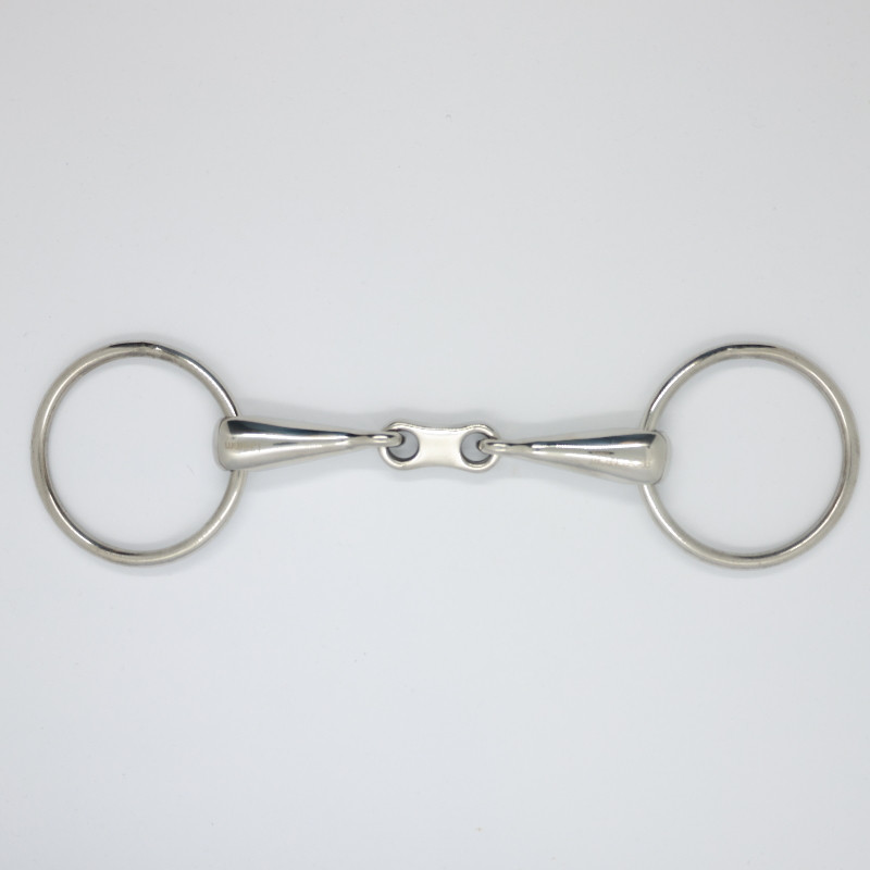 Mors cheval simple double brisure lien plat 19mm Pro-Confort Horsewear - Le Paturon