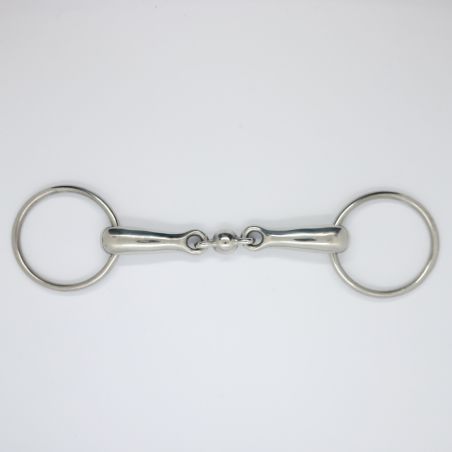 Mors cheval simple double brisure lien boule 20mm Pro-Confort by Harcour - Le Paturon