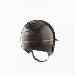 Casque équitation Voronoï carbone Freejump avec protection temporale