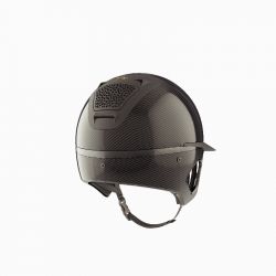Casque équitation Voronoï carbone Freejump avec protection temporale