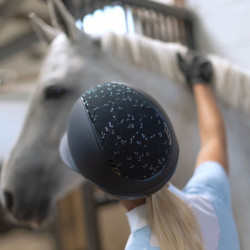 Pack casque Miss Shield Shadowmatt 2.0 Crystal Leaf avec mousse Samshield - Le Paturon