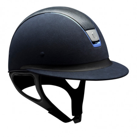 Casque Samshield Miss Shield Premium liseré de couleur marine - Le Paturon