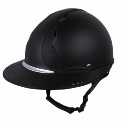 Casque équitation Référence Eclipse Strass Antarès noir sans logo - Le Paturon