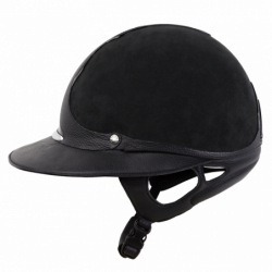 Casque Antarès Classic Eclipse Alcantara équitation noir - Le Paturon