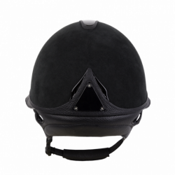 Casque Antarès Classic Eclipse Alcantara équitation noir - Le Paturon