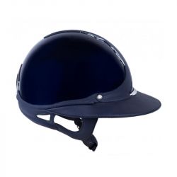 Casque Antarès Vernis Premium Eclipse Strass équitation bleu bleu - Le Paturon
