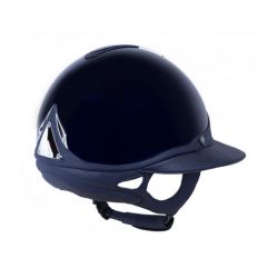 Casque Antarès Vernis Premium Eclipse Strass équitation bleu bleu - Le Paturon