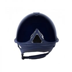 Casque Antarès Vernis Premium Eclipse Strass équitation bleu bleu - Le Paturon