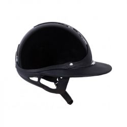 Casque Antarès Vernis Premium Eclipse Strass équitation noir noir - Le Paturon