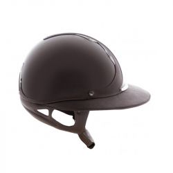 Casque Antarès Vernis Premium Eclipse Strass équitation bison - Le Paturon