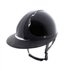 Casque Antarès Vernis Premium Eclipse Strass équitation carbone - Le Paturon
