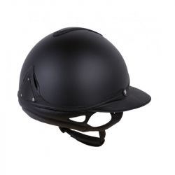 Casque Antarès Référence Eclipse équitation noir sans logo - Le Paturon