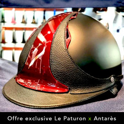Casque équitation Antarès Galaxy Série spéciale bordeaux - Le Paturon