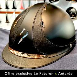 Casque équitation Antarès Galaxy Série spéciale rose cuivre - Le Paturon