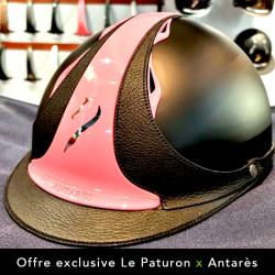 Casque équitation Antarès Galaxy Série spéciale rose - Le Paturon