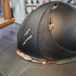 Casque équitation Antarès Galaxy Eclipse Série spéciale rose cuivre - Le Paturon