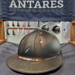 Casque équitation Antarès Galaxy Eclipse Série spéciale rose cuivre - Le Paturon