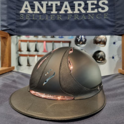 Casque équitation Antarès Galaxy Eclipse Série spéciale rose métal - Le Paturon
