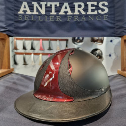 Casque équitation Antarès Galaxy Eclipse Série spéciale bordeaux - Le Paturon