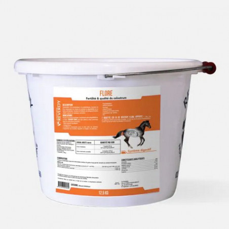 Flore Reverdy pré et probiotiques cheval 12,5kg - Le Paturon