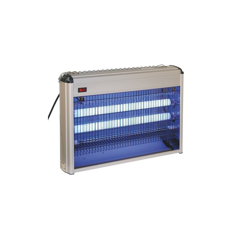 1 Tue-mouches électrique aluminium 2 x 15 W EcoKill, FlyInsect : Anti-Insecte et Anti-Mouche cheval