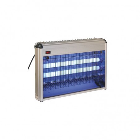 1 Tue-mouches électrique aluminium 2 x 15 W EcoKill, FlyInsect : Anti-Insecte et Anti-Mouche cheval