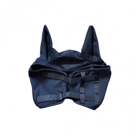 Masque stress cheval Technologie Titane Liquide avec oreilles fermeture velcro Fenwick noir - Le Paturon