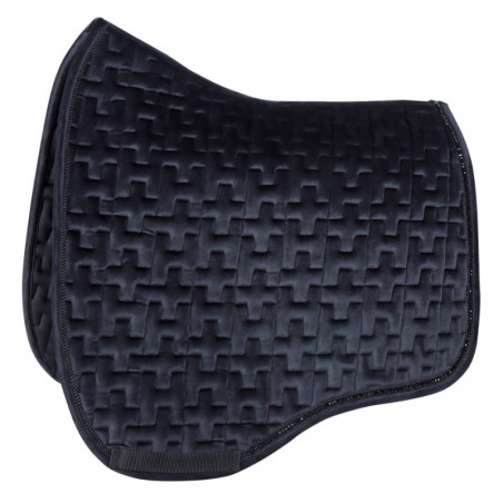 Tapis cheval velours et perles Allure Harry's Horse noir - Le Paturon