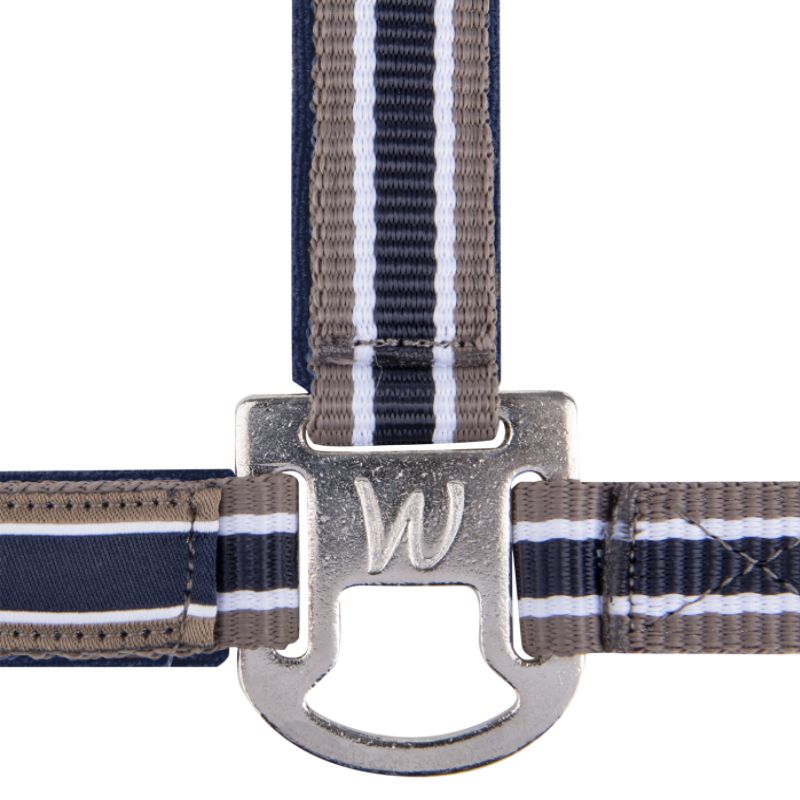 Licol nylon cheval Athletic Waldhausen marine - Le Paturon