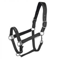 Licol nylon cheval Athletic Waldhausen noir - Le Paturon