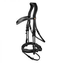 Bridon cheval Glamour S-Line Waldhausen noir - Le Paturon