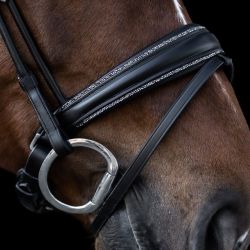 Bridon cheval Glamour S-Line Waldhausen noir - Le Paturon