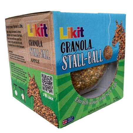 Likit Granola Stall Ball - Boule à muesli cheval granola pomme - Le Paturon