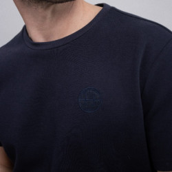 T-shirt équitation homme Tio Harcour marine - Le Paturon