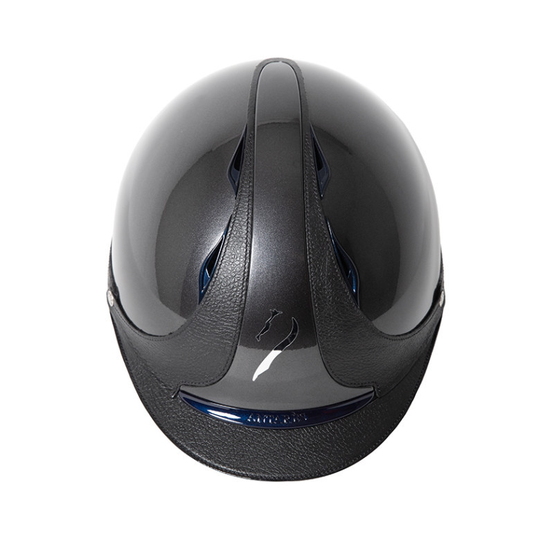 Casque équitation Premium Glossy Semi Custom Antarès - Le Paturon
