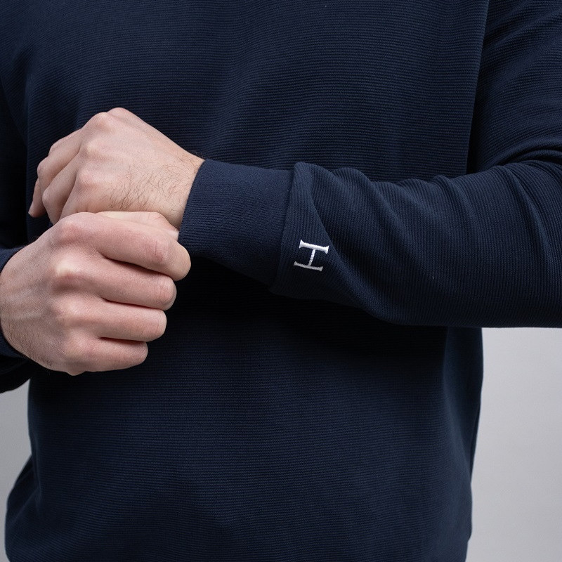 Sweat équitation homme Shelton Harcour marine - Le Paturon