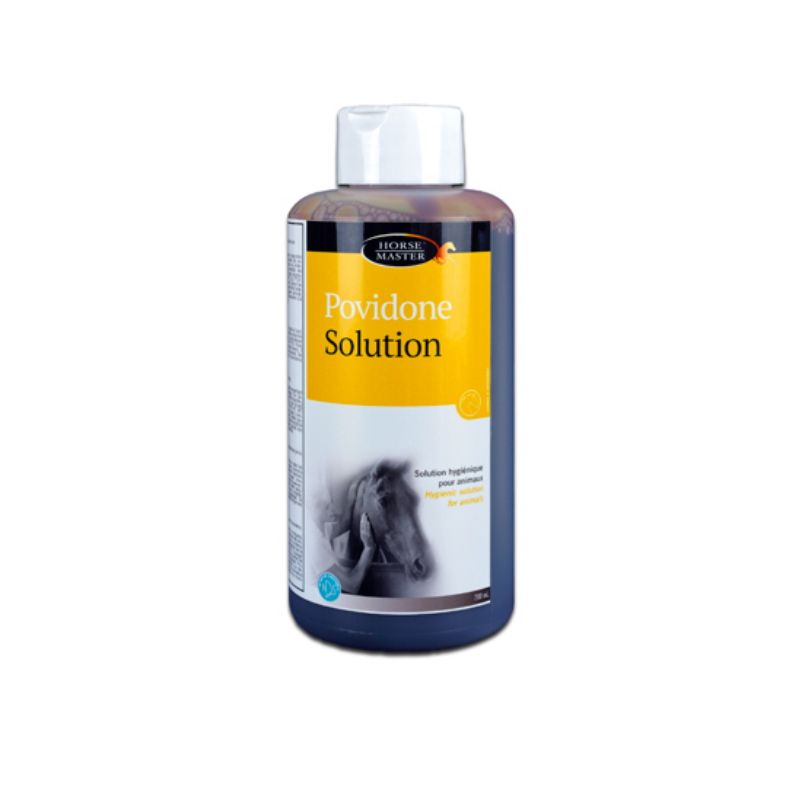 Povidone Solution Horse Master - Antiseptique cheval Iodine 10% 200ml - Le Paturon