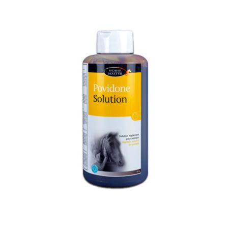 Povidone Solution Horse Master - Antiseptique cheval Iodine 10% 200ml - Le Paturon