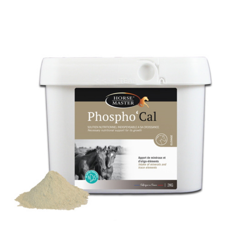 Phospho'Cal Horse Master - Croissance jeune cheval 2kg - Le Paturon
