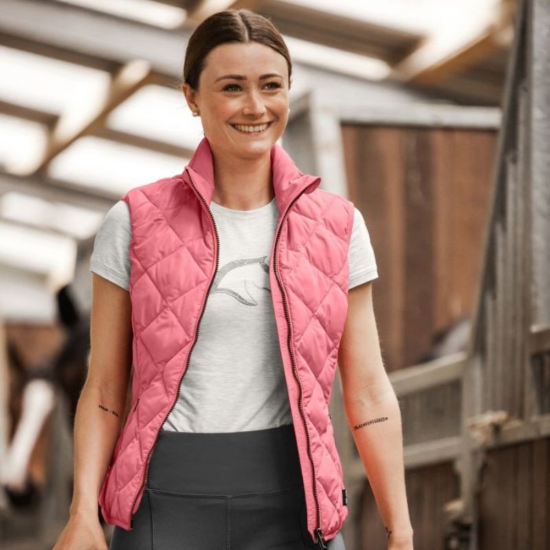 Veste équitation femme Meran ELT rose sauvage - Le Paturon